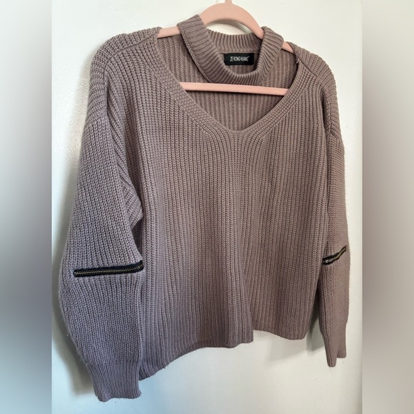 Sweaters - Women's Taupe Sweater